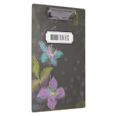 Speciaal  zwart-Floral klembord (Rechts)