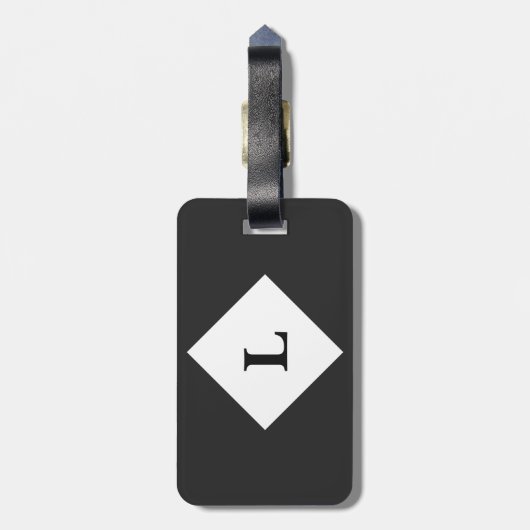 Speciaal zwart, vast kleurenBagagelabel Bagagelabel (Achterkant verticaal)