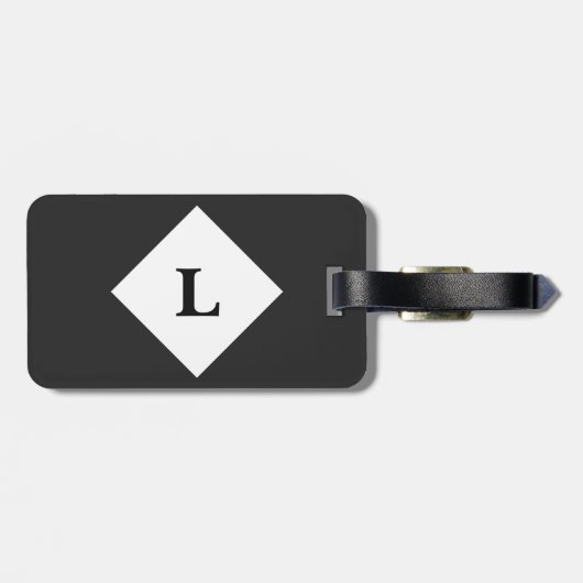Speciaal zwart, vast kleurenBagagelabel Bagagelabel (Achterkant horizontaal)