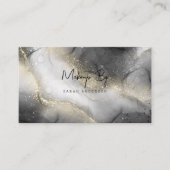 Speciaal zwart-wit Glitter Visitekaartje (Voorkant)