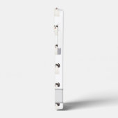 Speciaal zwart-wit sjiitisch Tzu Dog Case-Mate iPhone Case (Achterkant / Links)