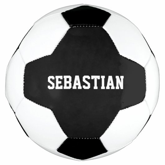 Speciaal zwart-wit team van de douanenaam voetbal (Voorkant)