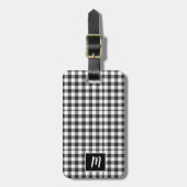 Speciaal zwart-wit toetsenbord bagagelabel (Voorkant verticaal)