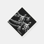 Speciaal zwart-wit, verteerbaar schort servet (Hoek)