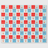 Speciaal Zwemende Vakbondsdag Gift Cadeaupapier (Vlak)