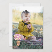  Special 1st Birthday Celebration Kaart (Voorkant)