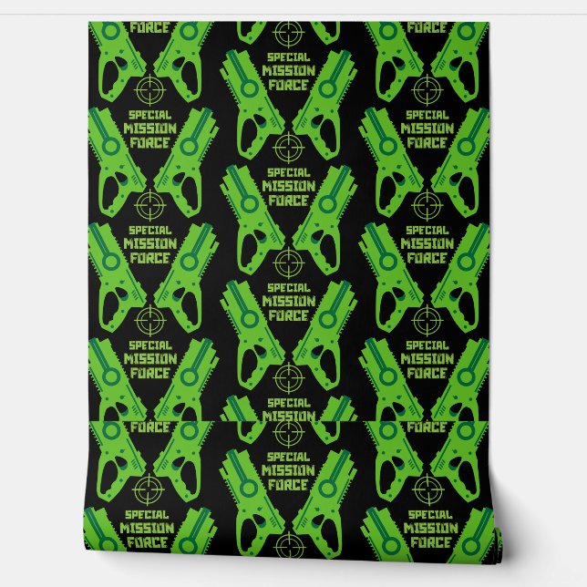 Special Agent Boy Dart Pistool Behang (Afrollen)