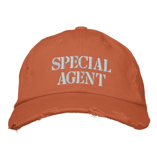 "SPECIAL AGENT" GEBORDUURD PET (Voorkant)
