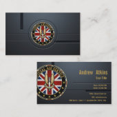 Special Air Service (SAS)-badge [3D] Visitekaartje (Voorkant / Achterkant)