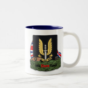 Special Air Service SAS Falkland Oorlogsveteranen  Tweekleurige Koffiemok