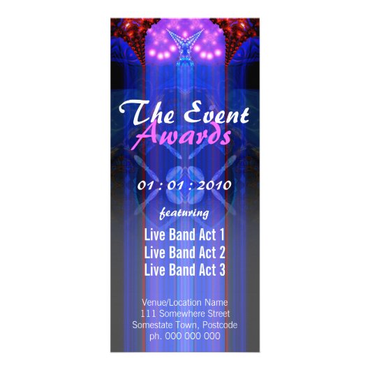 Special Awards Flyer Reclamekaart (Voorkant)