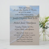 Special Beach Weddenschap met RSVP Reply Card Kaart (Staand voorkant)