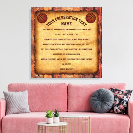 Special Bestel uw aangepaste sport canvas kunst aa (Insitu (Woonkamer))