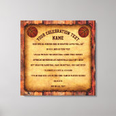 Special Bestel uw aangepaste sport canvas kunst aa (Voorkant)