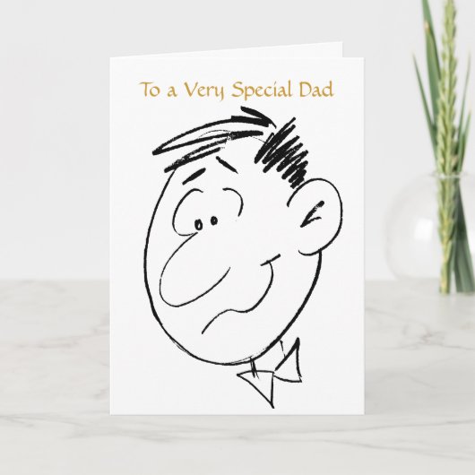 Special Birthday Dad Kaart (Voorkant)