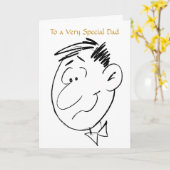 Special Birthday Dad Kaart (Gele Bloem)
