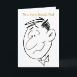 Special Birthday Dad Kaart<br><div class="desc">Een deel van mijn wenskaart collectie uit de zwarte en witte reeks ...  Een simpele maar zeer oprechte boodschap binnenin. Kan worden aangepast en aangepast.</div>