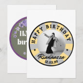 special birthday  kaart (Voorkant / Achterkant)