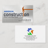 Special Construction Hammer Nail Design, Handyman Visitekaartje (Voorkant / Achterkant)