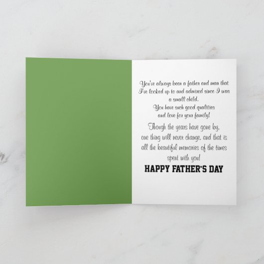 Special Dad Vaderdag Kaart (Binnen)