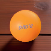 Special Dad's Blue en Oranje Ping Pong Ball