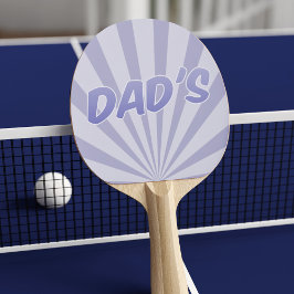 Special Dad's Blue Sunburst Ping Pong Paddle Tafeltennisbatje