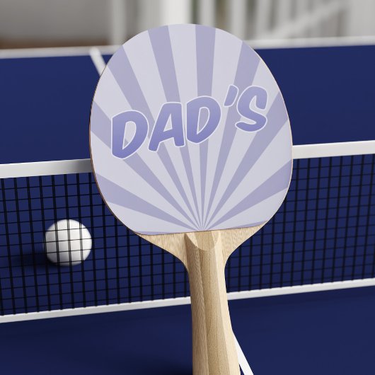 Special Dad's Blue Sunburst Ping Pong Paddle Tafeltennisbatje