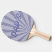 Special Dad's Blue Sunburst Ping Pong Paddle Tafeltennisbatje (Zijkant)
