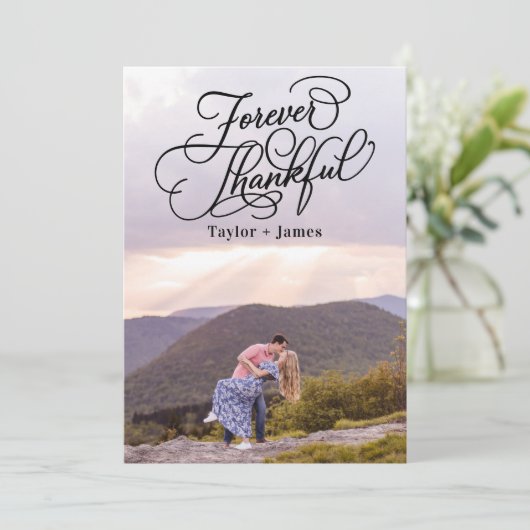 Special Day Flat Bedankt Opmerking Kaart (Staand voorkant)