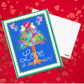 Special Delivery Angel Valentine Personalized Feestdagenkaart