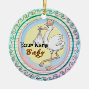 Special Delivery Baby versiering  Keramisch Ornament