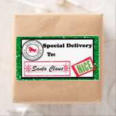 Special Delivery Christmas Package Label (Insitu)