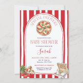 Special Delivery Italian Baby Shower  Kaart (Voorkant)