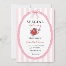 Special Delivery Pizza All in One Baby Shower ver Kaart