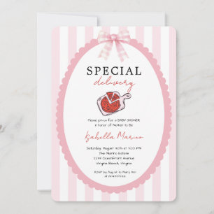 Special Delivery Pizza All in One  Baby Shower ver Kaart