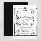 Special Delivery Pizza baby shower cadeau voor een Kaart (Voorkant / Achterkant)