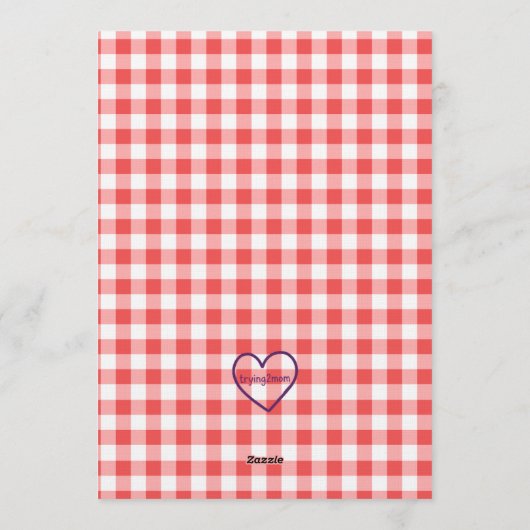 Special Delivery, Pizza Baby Shower Invitation Kaart (Achterkant)