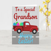 Special Delivery Truck Greeting Card Kaart (Gele Bloem)