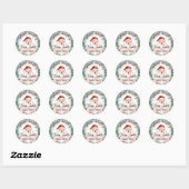 Special Delivery Van Kerstman 3 Ronde Sticker (Vel)