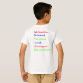 *Special*Designed ≈ Mijn hersenhelft op autisme! T-shirt (Achterkant volledig)