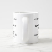Special Ed. leraar Grote Koffiekop (Achterkant)