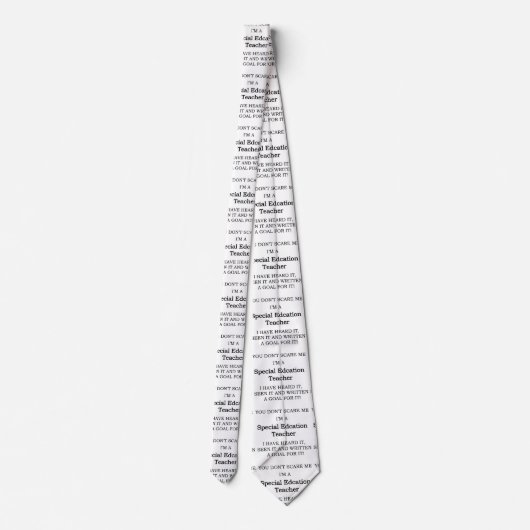 Special Ed. leraar Stropdas (Achterkant)