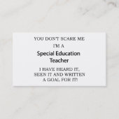 Special Ed. leraar Visitekaartje (Voorkant)