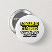 Special Ed. Leraren...Kinderen van Edu World Ronde Button 5,7 Cm (Voorkant /achterkant)