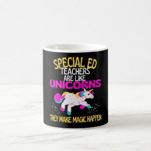 Special Ed Teachers Unicorn, Magical Unicorn Koffiemok