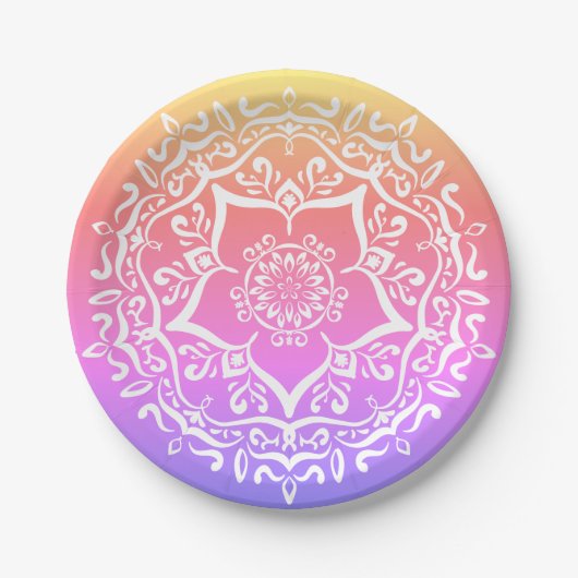 Special Edition Jarn Mandala Papieren Bordje (Voorkant)