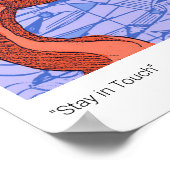 Special Edition Poster "Blijf in aanraking" (Hoek)