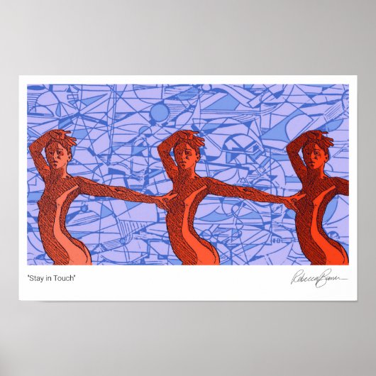 Special Edition Poster "Blijf in aanraking" (Voorkant)