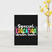 Special Education Dream Team Terug Naar School Spe Kaart (Gele Bloem)