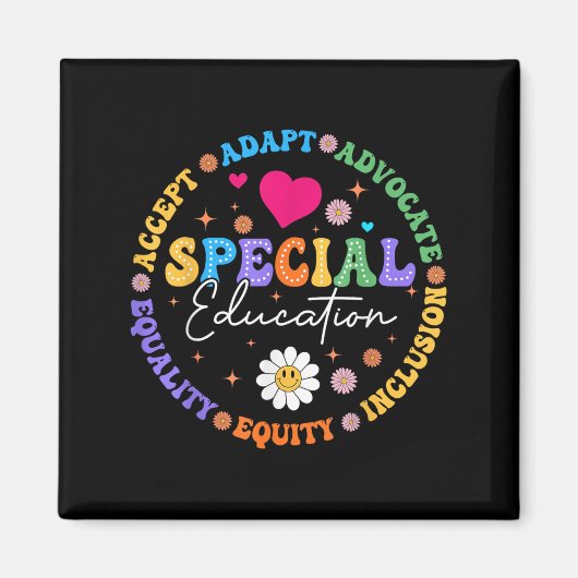 Special Education Squad Dream Team Speed Teacher A Magneet (Voorkant)